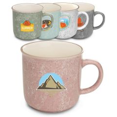 13 Oz. Marble Campfire Coffee Mugs