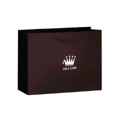 13 X 5x 10 Inch Matt/Gloss 210 GSM White Cardboard Shopping Bag