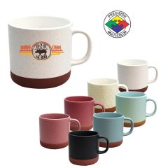 13 Oz Vintage Satin Phoenix Mug With Terra Cotta Base