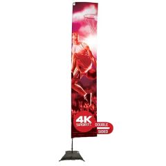 14.5 Ft Streamline Rectangle Sail Sign Flag, 2-Sided, Scissor