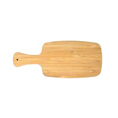 14.5 Inch Rounded Corner Paddle Bamboo Cutting Board