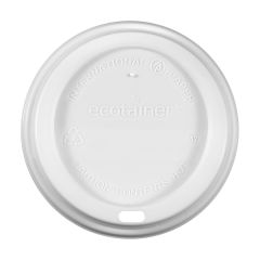 14/16/20/24 Oz Foam Cup Domed Lid - White