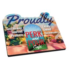 1/4 Inch Custom Eco-Wood Magnets - Made In USA