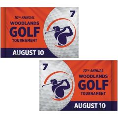 14 Inch X 20 Inch Custom Double Sided Golf Flag With Tube