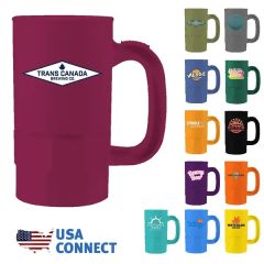 14 Oz Beer Stein 1 Side, Full Color Digital - USA Connect