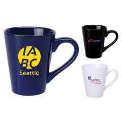 14 Oz Ceramic Cafe Coffee Mug W/ Handle