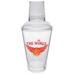 14 Oz Clear Plastic Cocktail Shaker