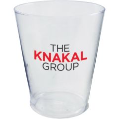 14 Oz Clear Plastic Rocks Glass