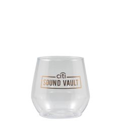 14 Oz Clear Plastic Stemless Glass - Tradition