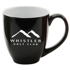14 Oz Colored Ceramic Coffee Mug With White Interior