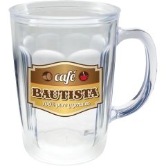 14 Oz Double Wall Insulated Mug - Custom Decal