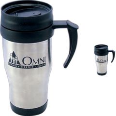 14 Oz. Double Wall Stainless Steel Travel Mug