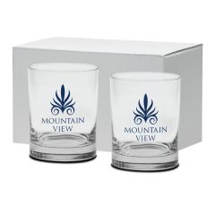 14 Oz Executive Dof Glass Gift Set