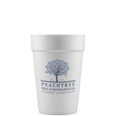 14 Oz Foam Cup - White - Hi-Speed
