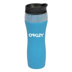 14 Oz Matte Bling Tiffany Travel Mug