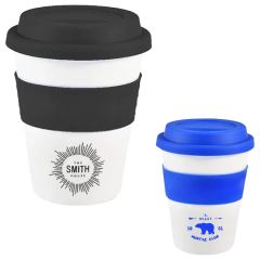 14 Oz Modern Mug With Sleeve and Lid