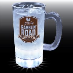 14 Oz Plastic 5 Light-Up Mug W/Handle