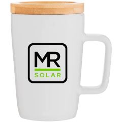 14 Oz Sonder Ceramic Mug With Cover