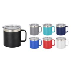 14 Oz Wide Double-Wall Vacuum Mug