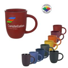 14 Oz Colored Salem Mug With Black Halo