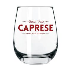 15.25 Oz Stemless White Wine Glass