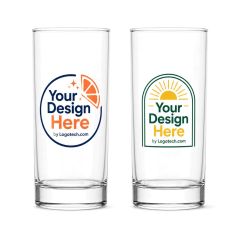 15.5 Oz Highball Glass Screen Printed