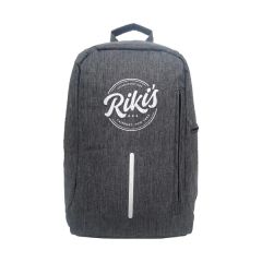 15.6 Inch Anti-Theft Laptop Backpack In Melange Gray