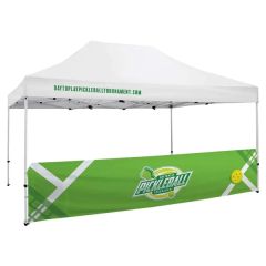 15 Ft Half Wall UV-Printed, Single-Sided