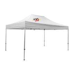 15 Ft Premium Tent Kit Imprinted, 1 Location