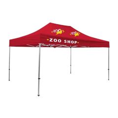 15 Ft Premium Tent Kit Imprinted, 3 Locations