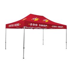 15 Ft Premium Tent Kit Imprinted, 8 Locations