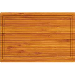 15 Inch Rectangle Bamboo Cutting Board With Juice Groove