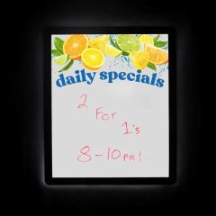 15 Inch W X 18 Inch H Luxe Glo Message Board