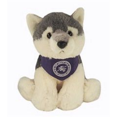 15 Inch Wolf With Bandana and One Color Imprint