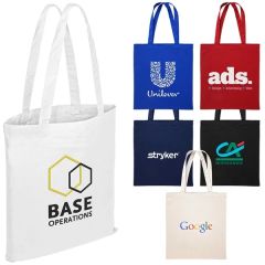 15 Inch X 16 Inch Calico Cotton Tote Bag - 140 GSM