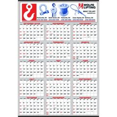 15-Month Year-In-View Full-Color Calendar