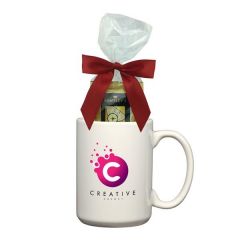 15 Oz. Customizable Full-Color Mug With Tea Bags