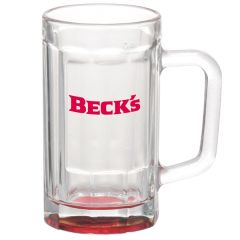 15 Oz Sports Fan Glass Beer Mugs