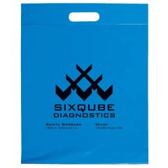 15W X 19h Die Cut Handle Bag - Flexo Ink Print