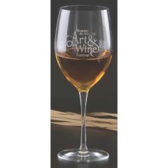 16.25 Oz Vanburen Goblet Set Of 4 - Deep Etched