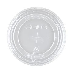 16/18/20/24 Oz Soft Sided Cup Straw Slot Lid - Clear