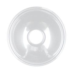 16/18/24 Oz Soft Sided Cup Open Domed Lid - Clear