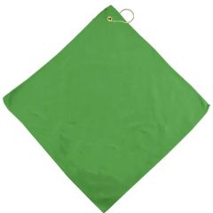 16 Inch X 16 Inch Microfiber Golf Towel With Hook & Grommet