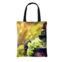 16 Inch X 18 Inch Full Color Polyester Tote Bag