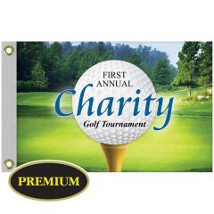 16 Inch X 24 Inch Digitally Printed Single Reverse Knit Poly Flag