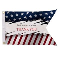 16 Inch X 24 Inch Nylon Guidon Flag Single-Sided