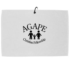 16 Inch  X 25 Inch  Champions White Golf Towel