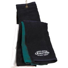 16 Inch X 25 Inch Turkish Trifold Colored Golf Towel