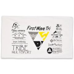 16 Inch X 25 Inch White Terry Golf Towel