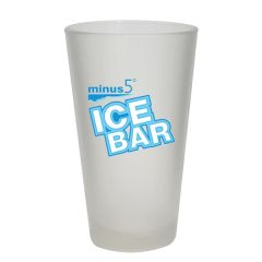 16 Oz Frosted Pint Glass - Usa, Full Color Digital